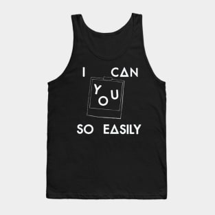 I can picture you so easily (white) Tank Top